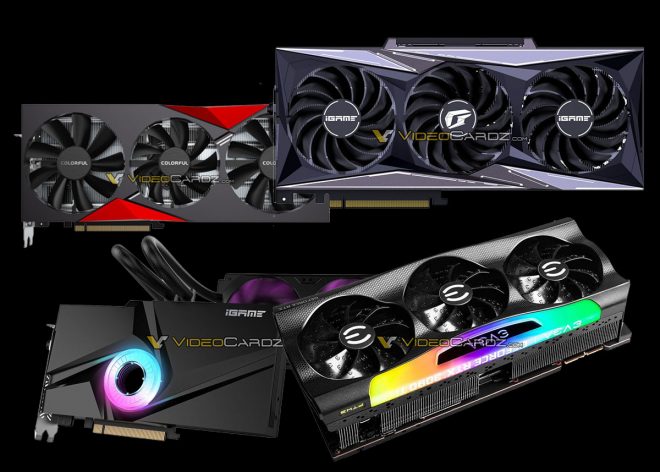 Lộ diện ảnh Render các mẫu Card đồ họa RTX 3090 Ti của Colorful và EVGA