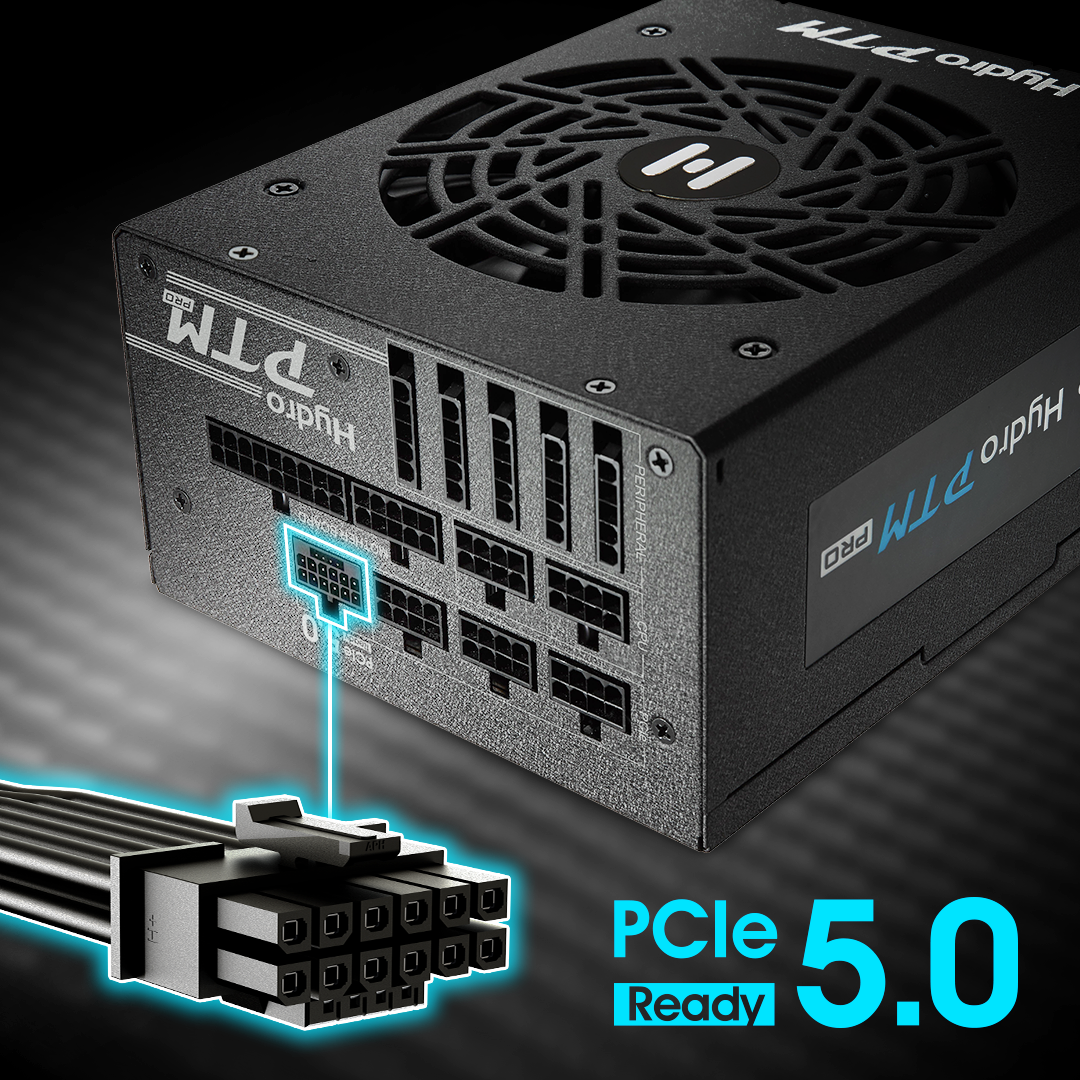 Chuẩn PCIe 5.0 trên bộ nguồn của FSP sẽ thích hợp với các mẫu Card khủng nhất, ảnh: fsp-group