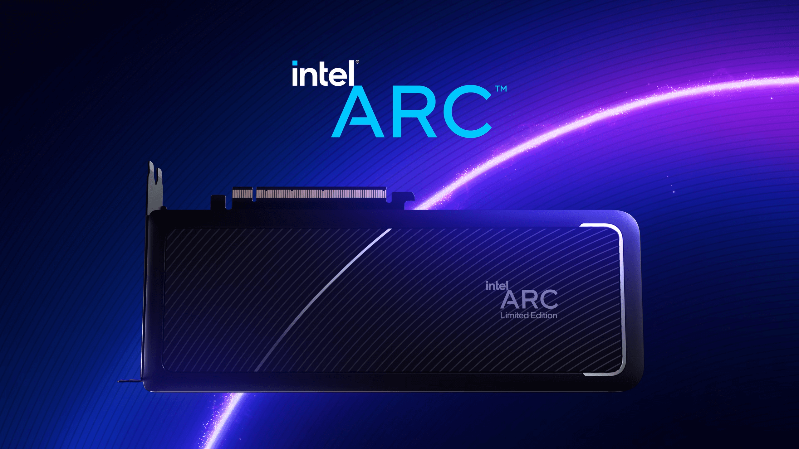 Card đồ họa Intel Arc phiên bản số lượng giới hạn, ảnh: Youtube
