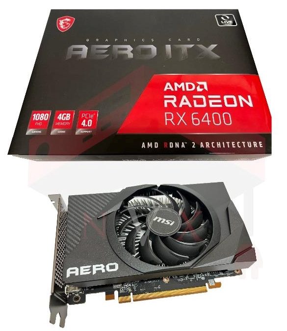 Card đồ họa MSI Radeon RX 6400 AERO ITX, ảnh: Carousell