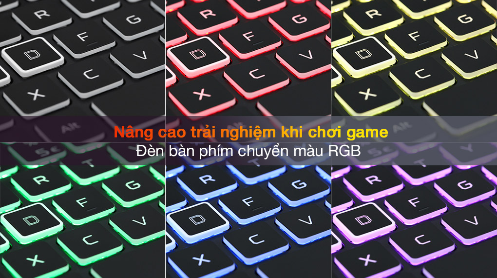 Bàn phím gaming led RGB