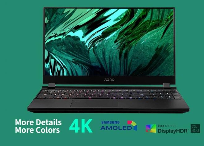 Màn hình 15.6 inch UHD OLED, độ phân giải 4K, viền mỏng, chống chói